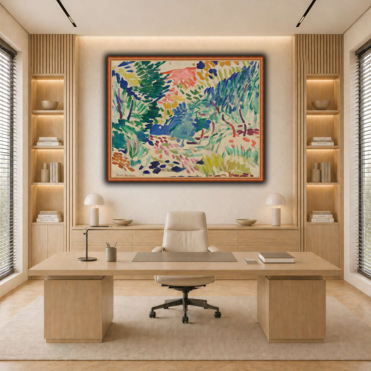 Landscape_at_Collioure_Henri_Matisse light neutral-office