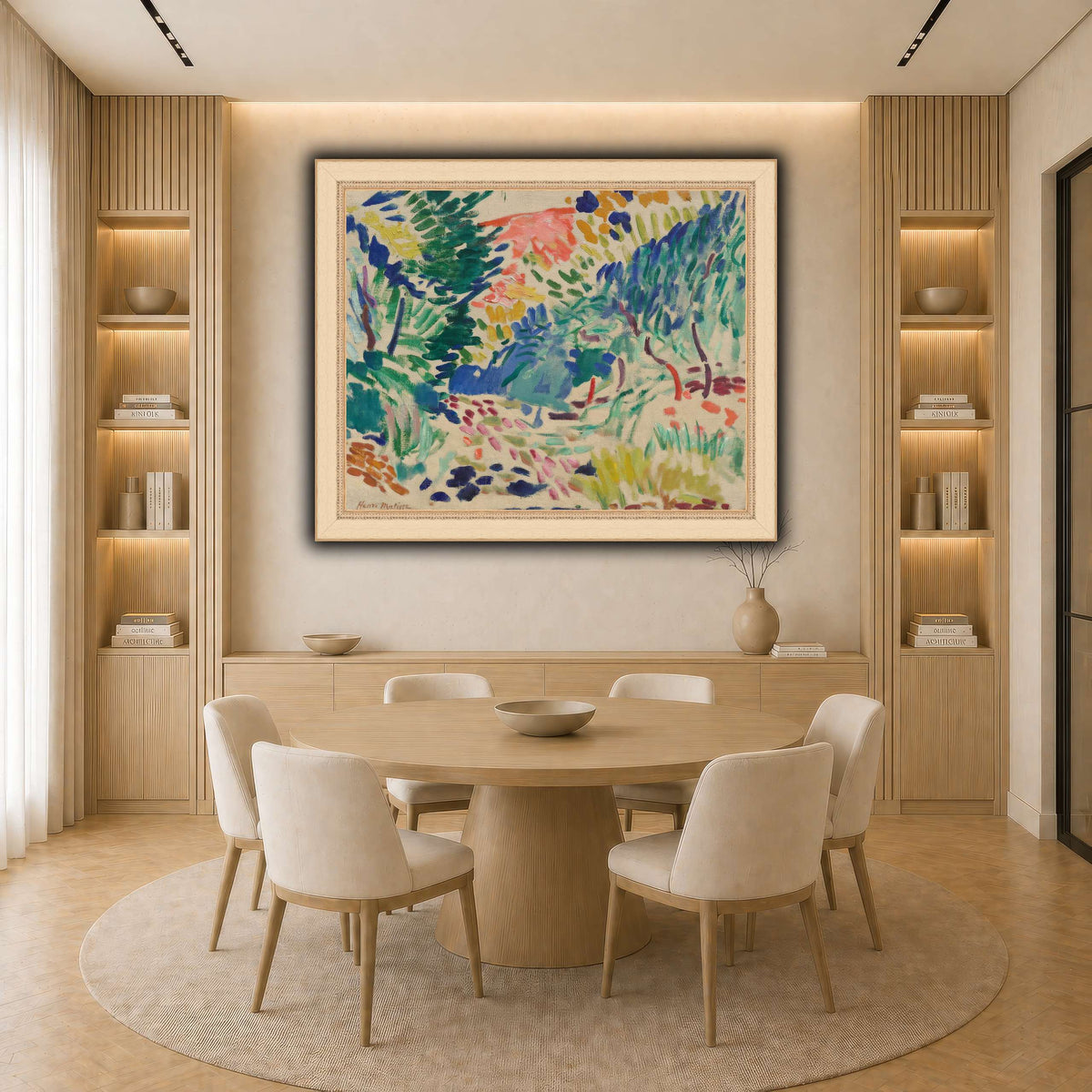 Landscape_at_Collioure_Henri_Matisse light neutral-dining room
