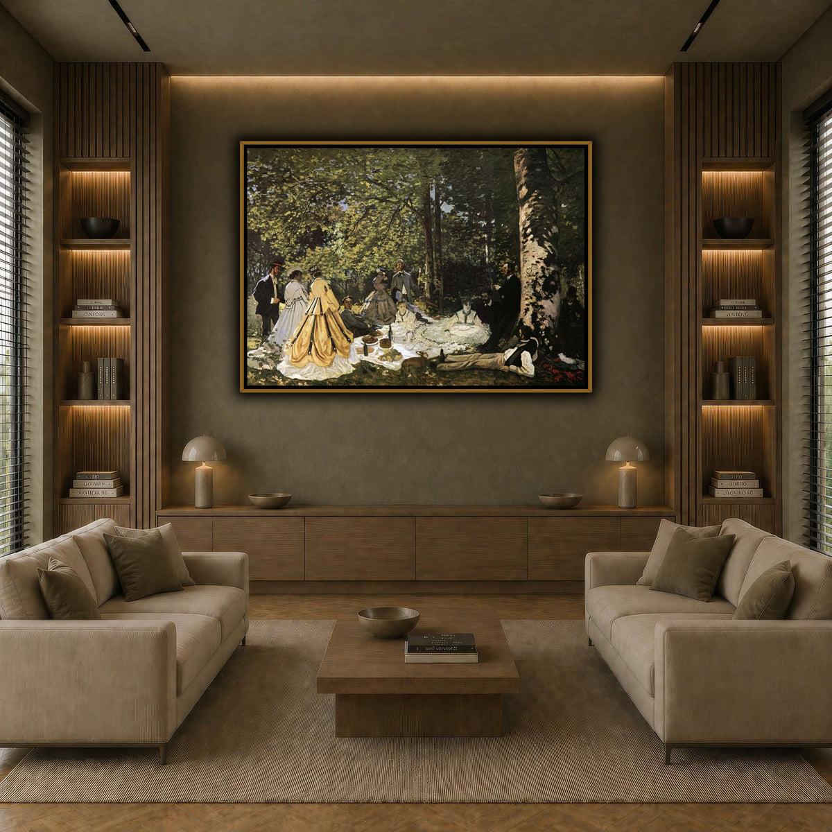 Le_Déjeuner_sur_l_herbe_-_Monet_ earth-living room
