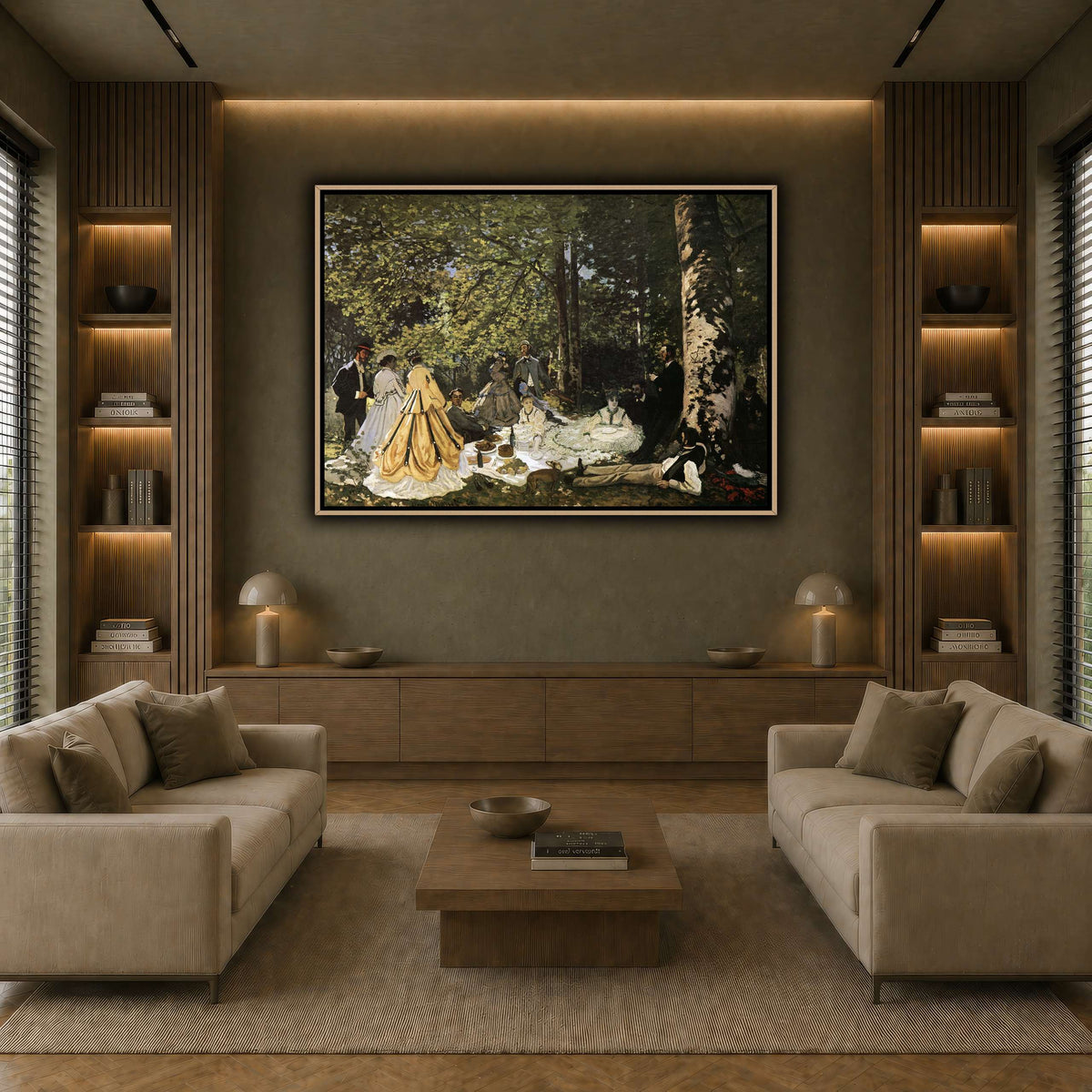 Le_Déjeuner_sur_l_herbe_-_Monet_ earth-living room