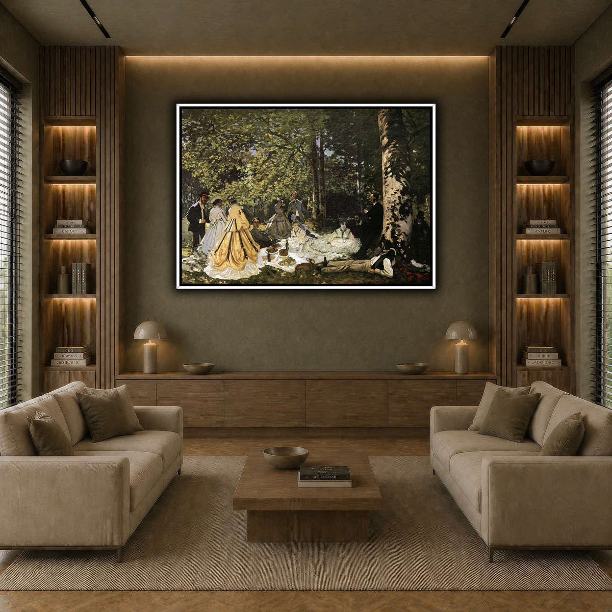Le_Déjeuner_sur_l_herbe_-_Monet_ earth-living room