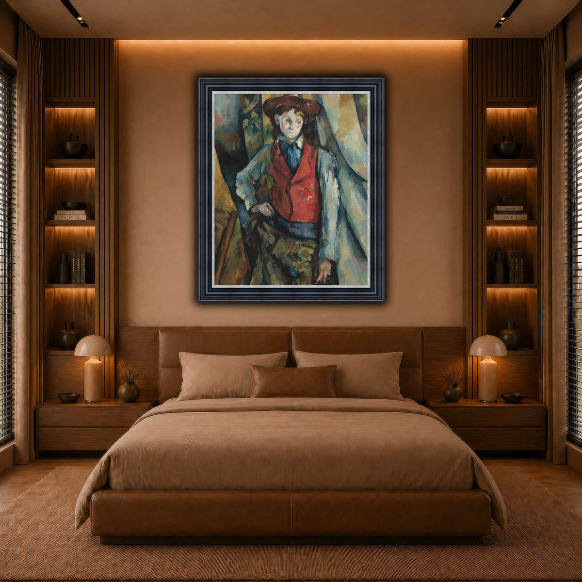 Le_Garçon_by_Paul_Cezanne warm-bedroom