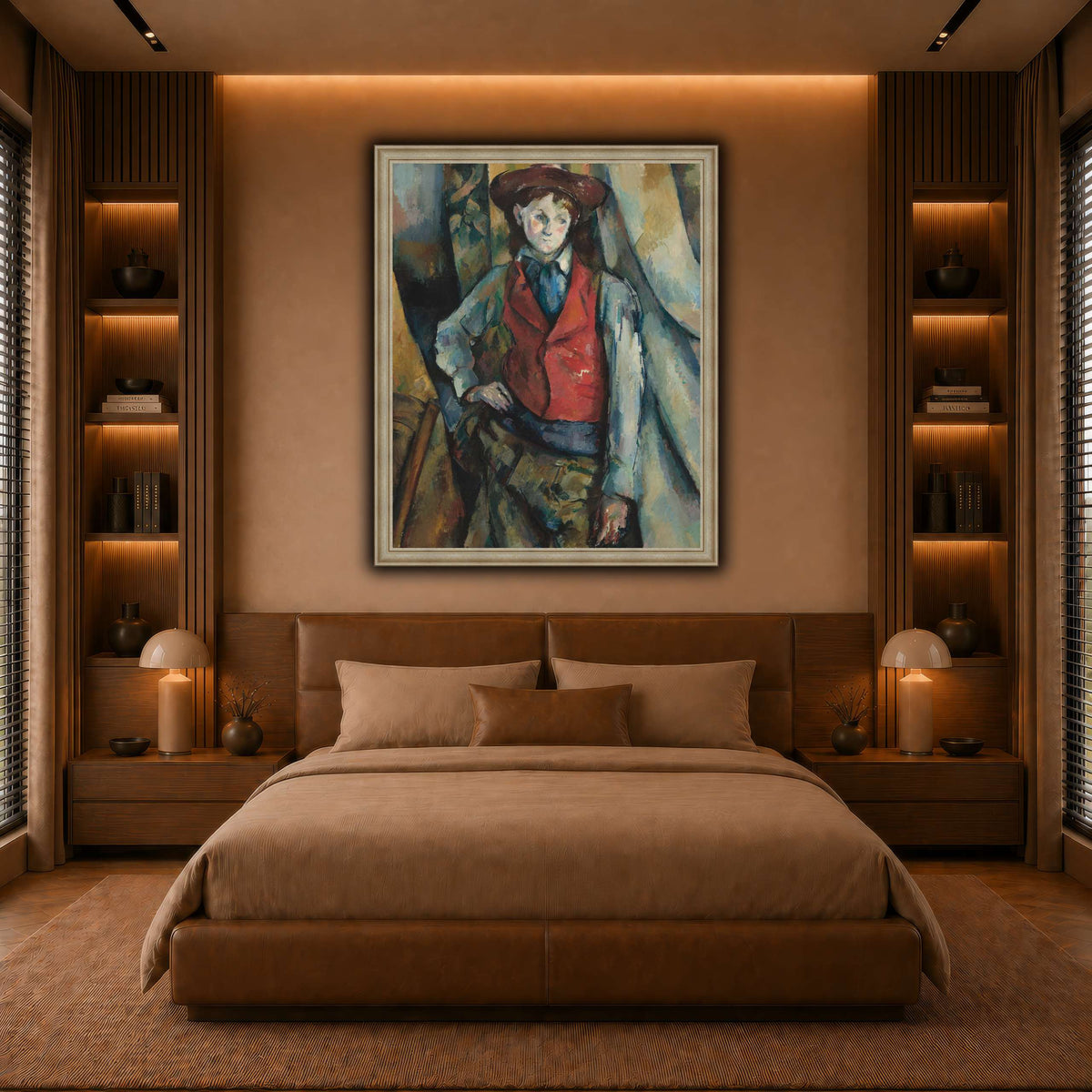 Le_Garçon_by_Paul_Cezanne warm-bedroom