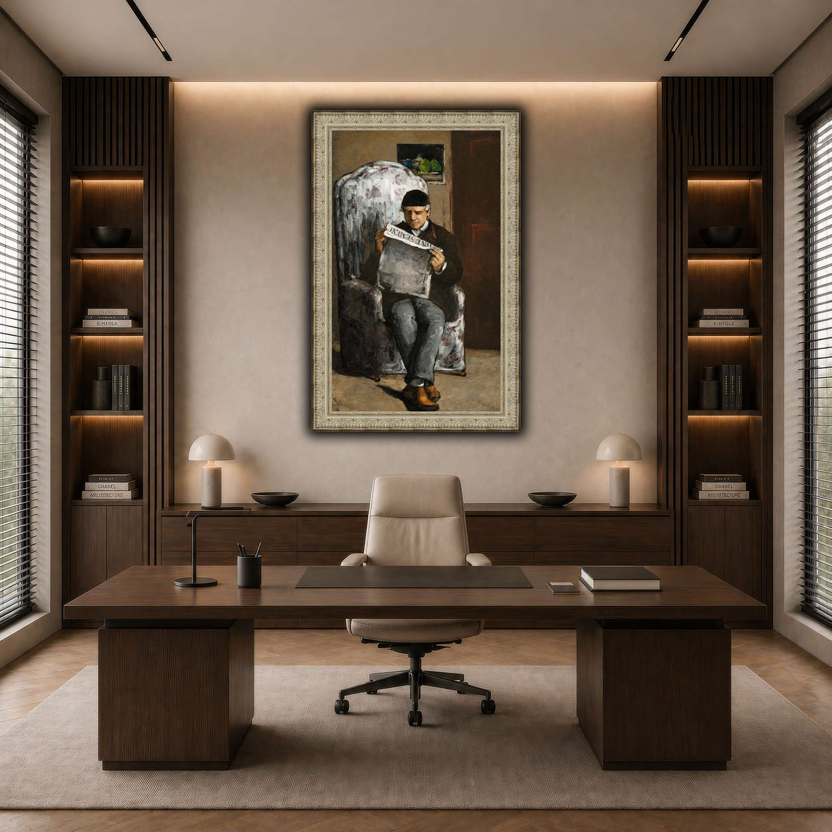 Le_Père_du_peintre,_lisant_L'Événement_Paul_Cezanne dark neutral-office