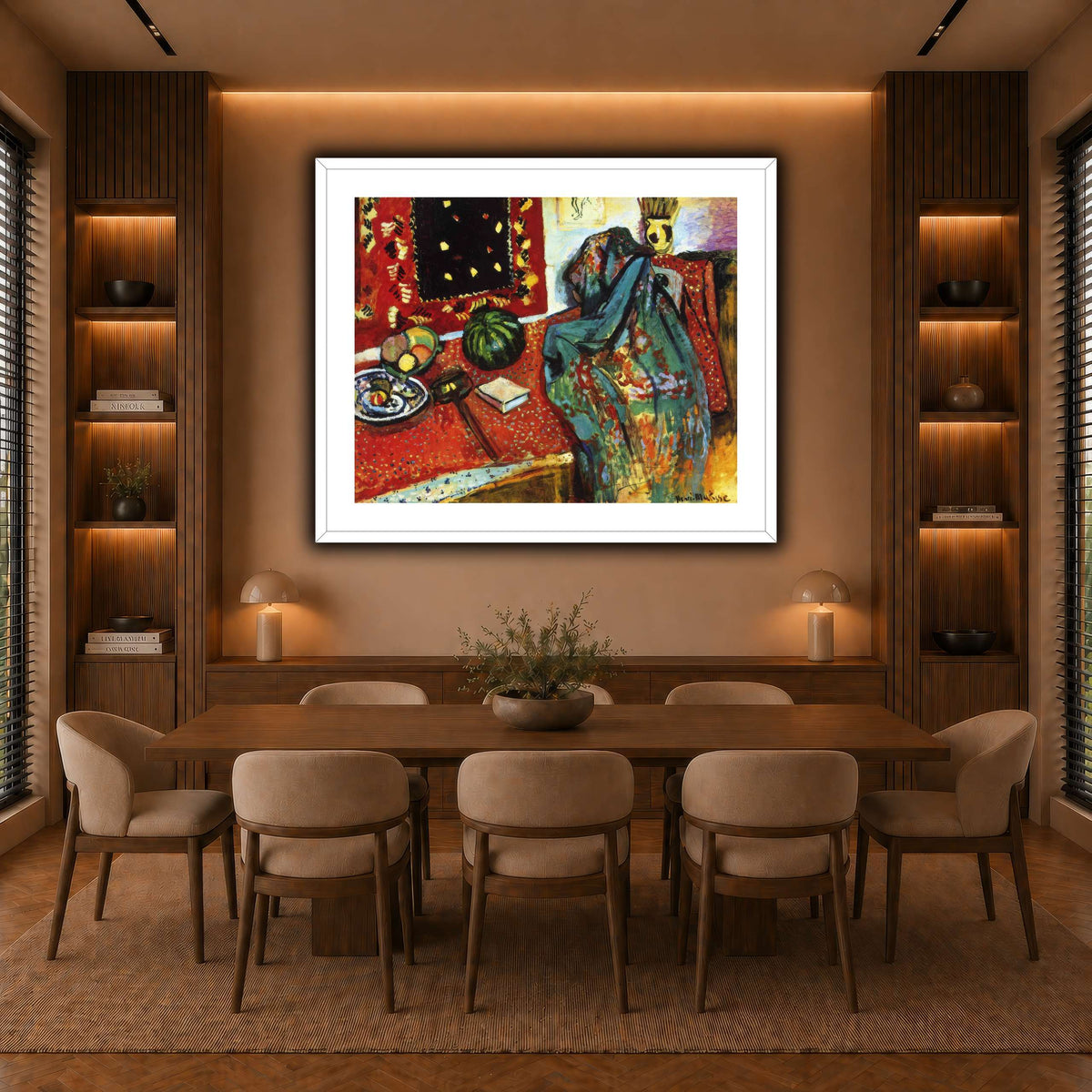 Le_Tapis_rouge,_Intérieur_au_tapis_rouge_Henri_Matisse warm-dining room