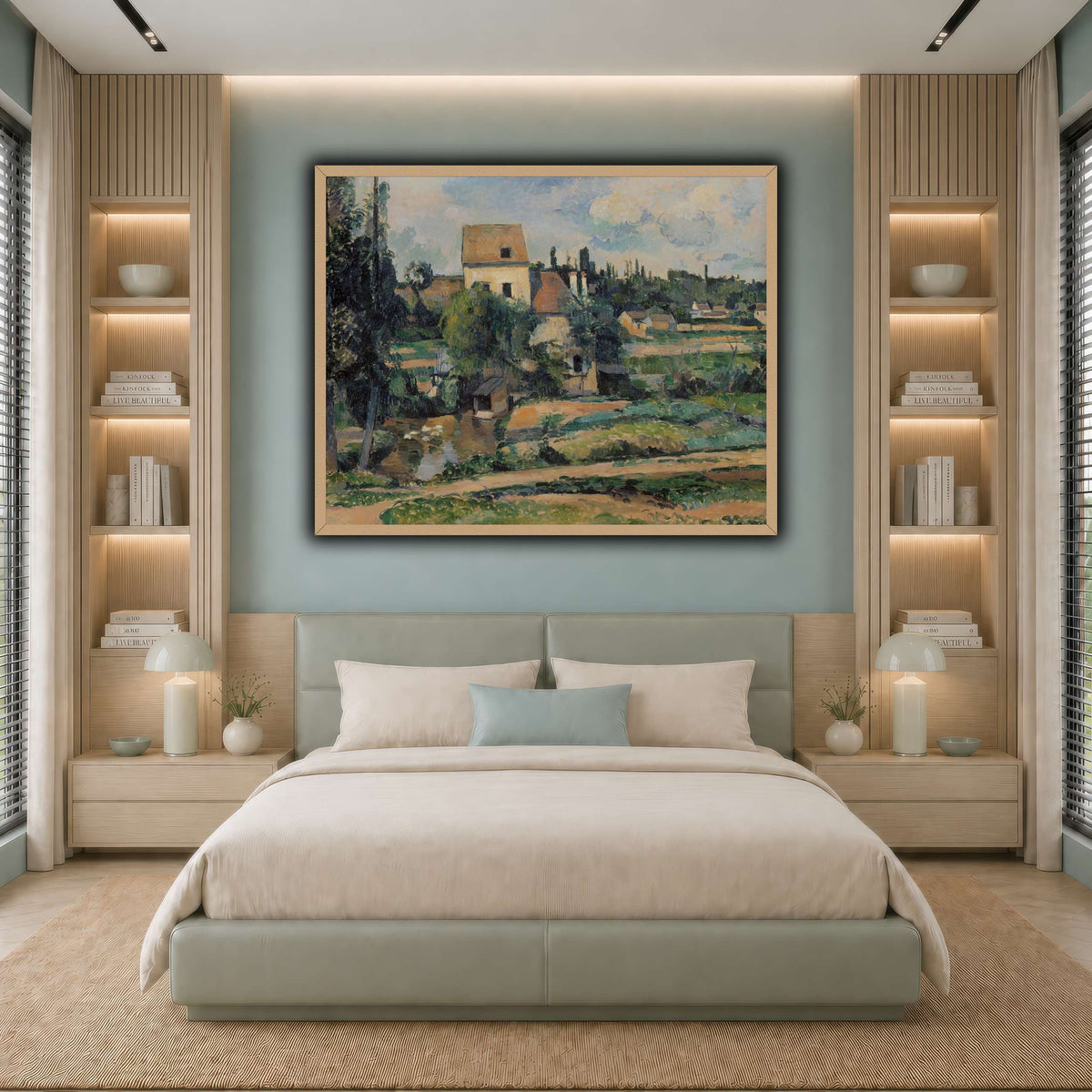 Le_moulin_sur_la_Couleuvre_Paul_Cezanne cool-bedroom