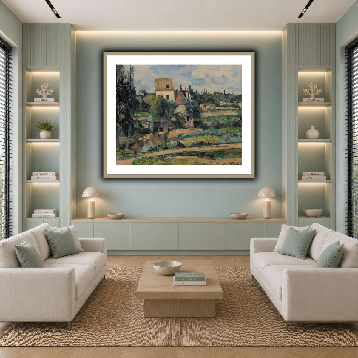 Le_moulin_sur_la_Couleuvre_Paul_Cezanne cool-living room