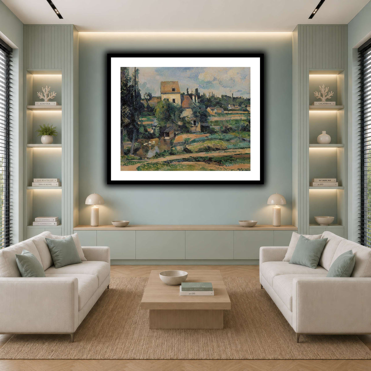 Le_moulin_sur_la_Couleuvre_Paul_Cezanne cool-living room