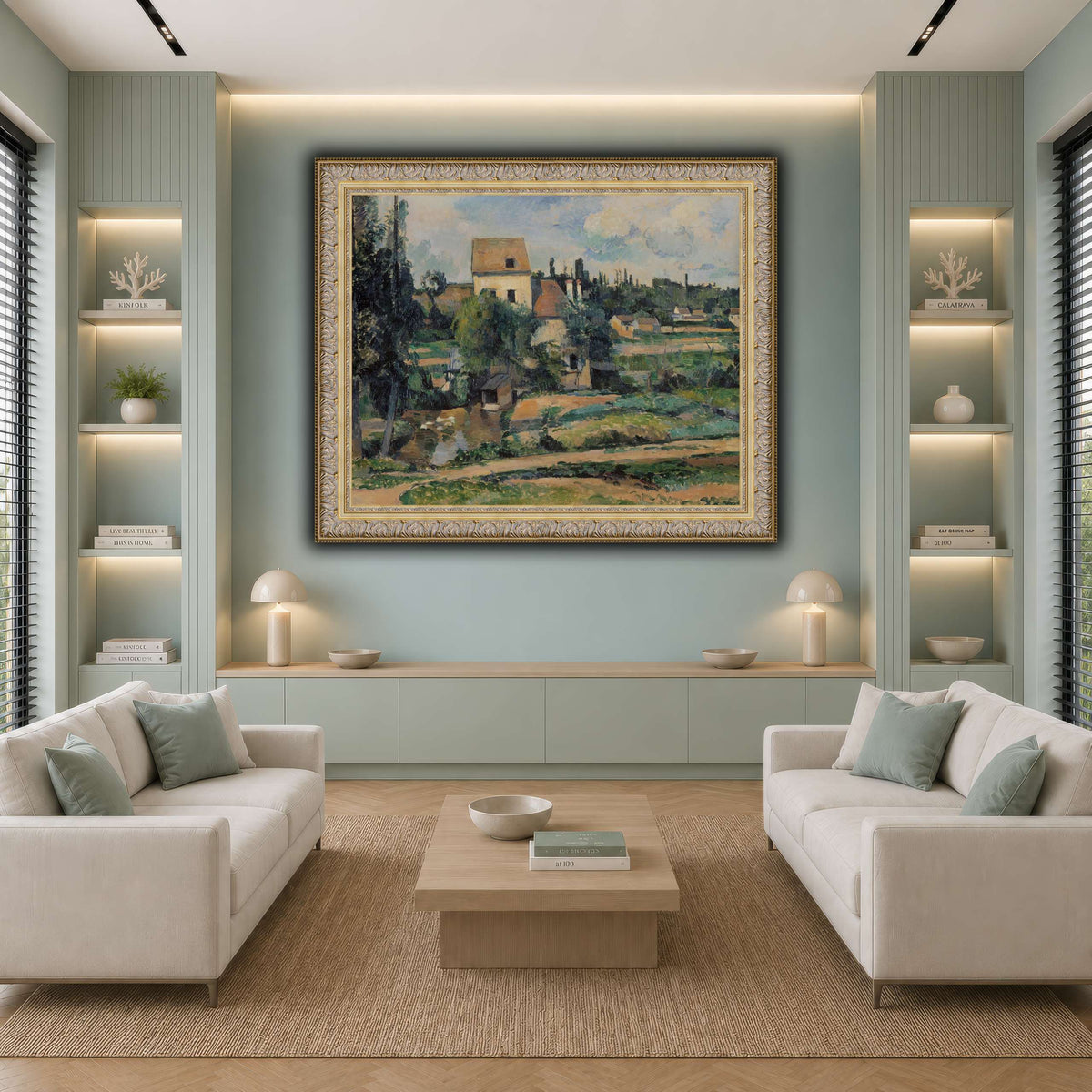 Le_moulin_sur_la_Couleuvre_Paul_Cezanne cool-living room