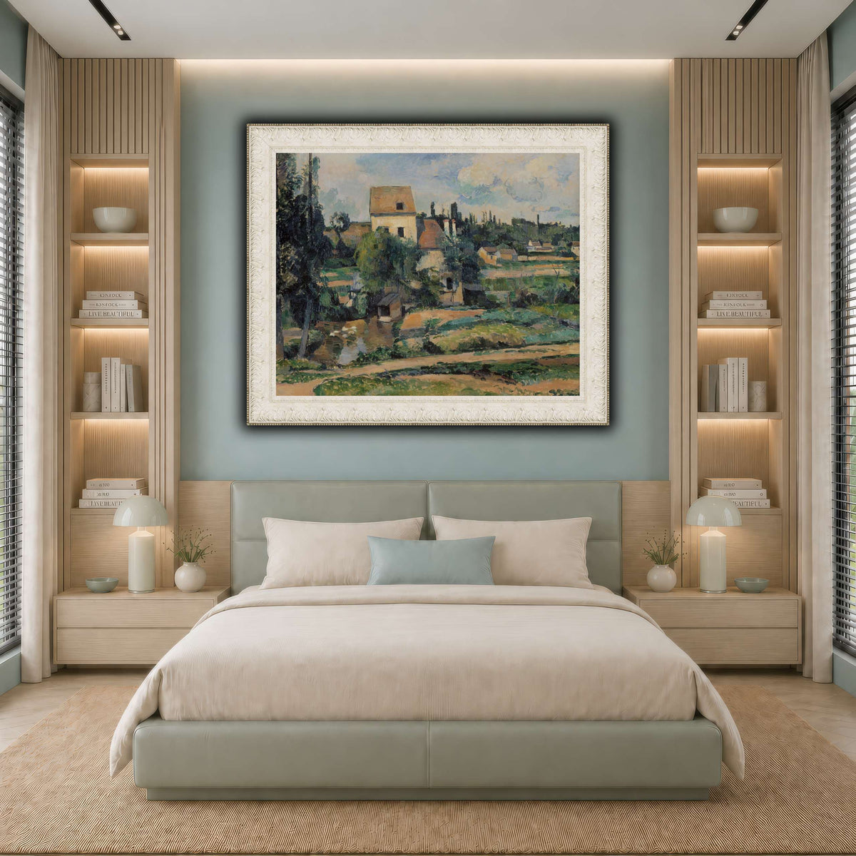 Le_moulin_sur_la_Couleuvre_Paul_Cezanne cool-bedroom