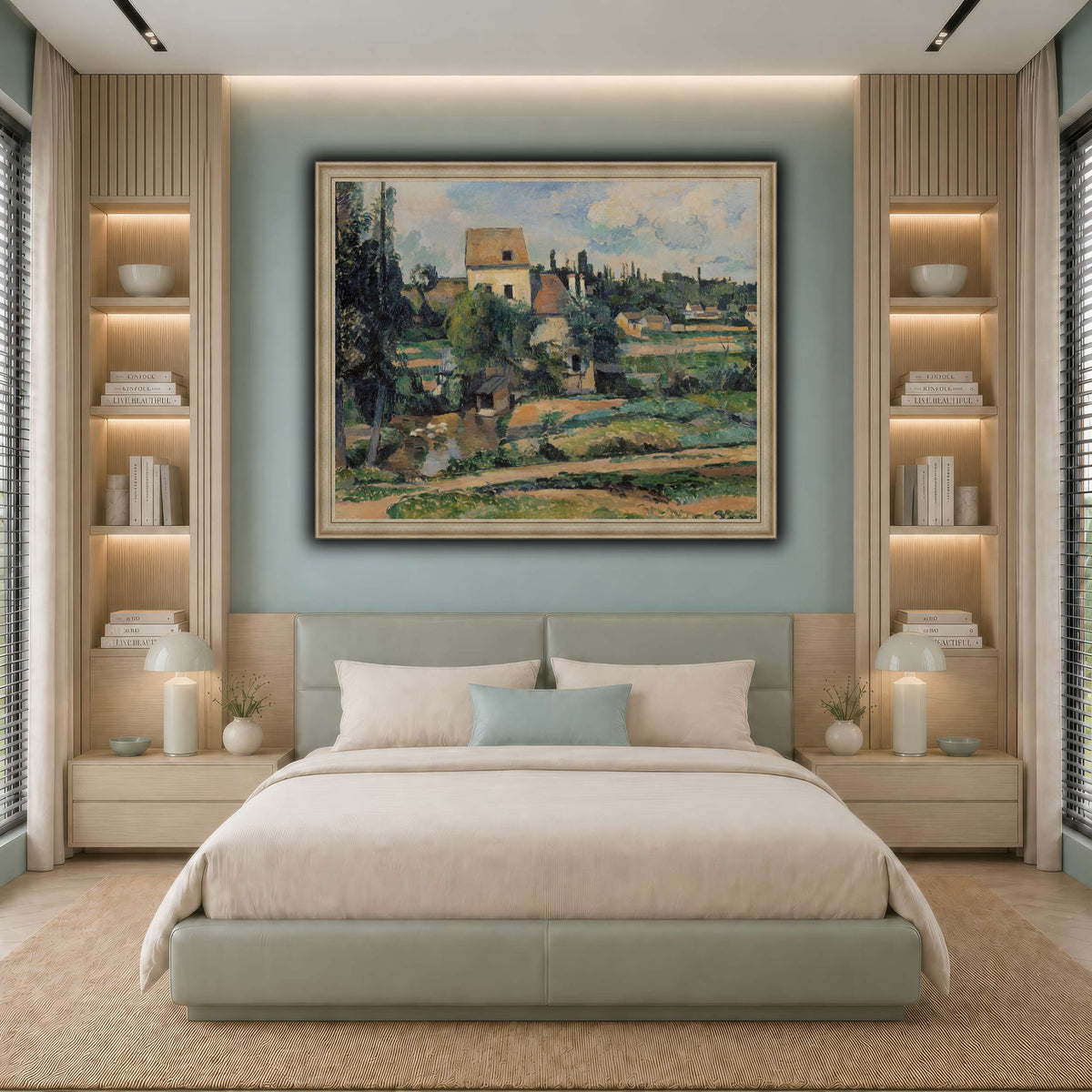 Le_moulin_sur_la_Couleuvre_Paul_Cezanne cool-bedroom