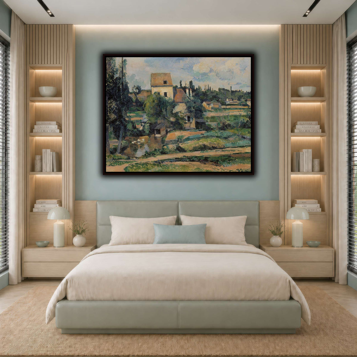 Le_moulin_sur_la_Couleuvre_Paul_Cezanne cool-bedroom