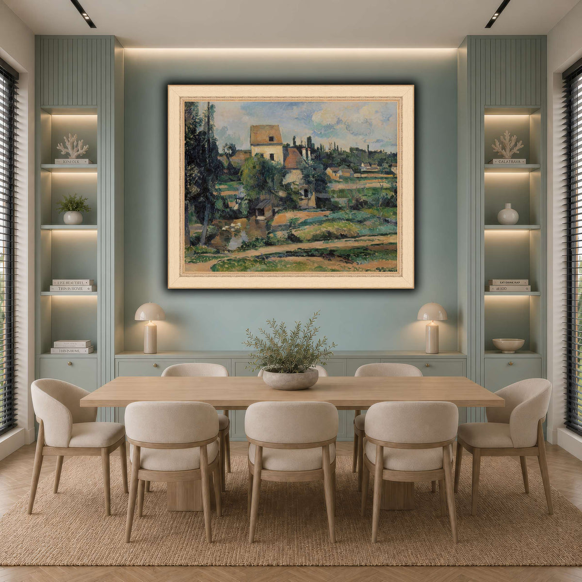 Le_moulin_sur_la_Couleuvre_Paul_Cezanne cool-dining