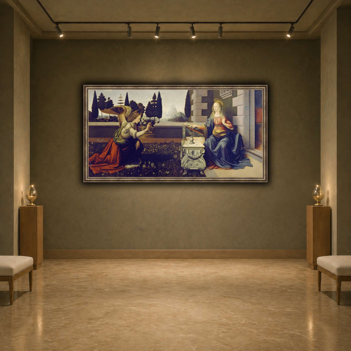 Leonardo_da_Vinci_-_Annunciazione earth-agallery