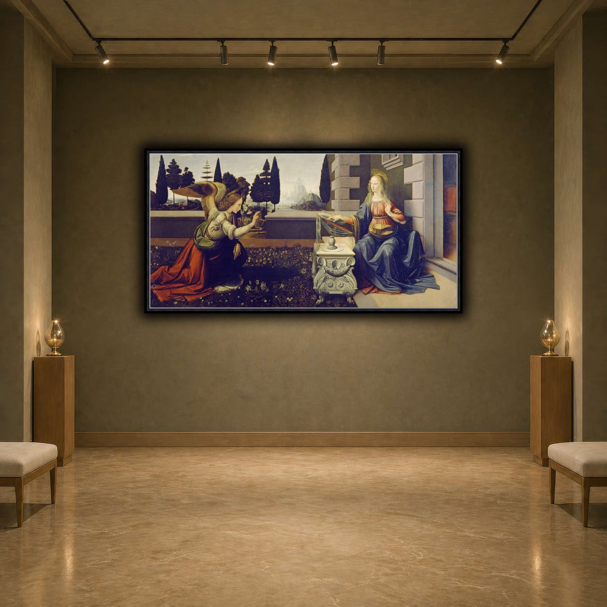 Leonardo_da_Vinci_-_Annunciazione earth-agallery