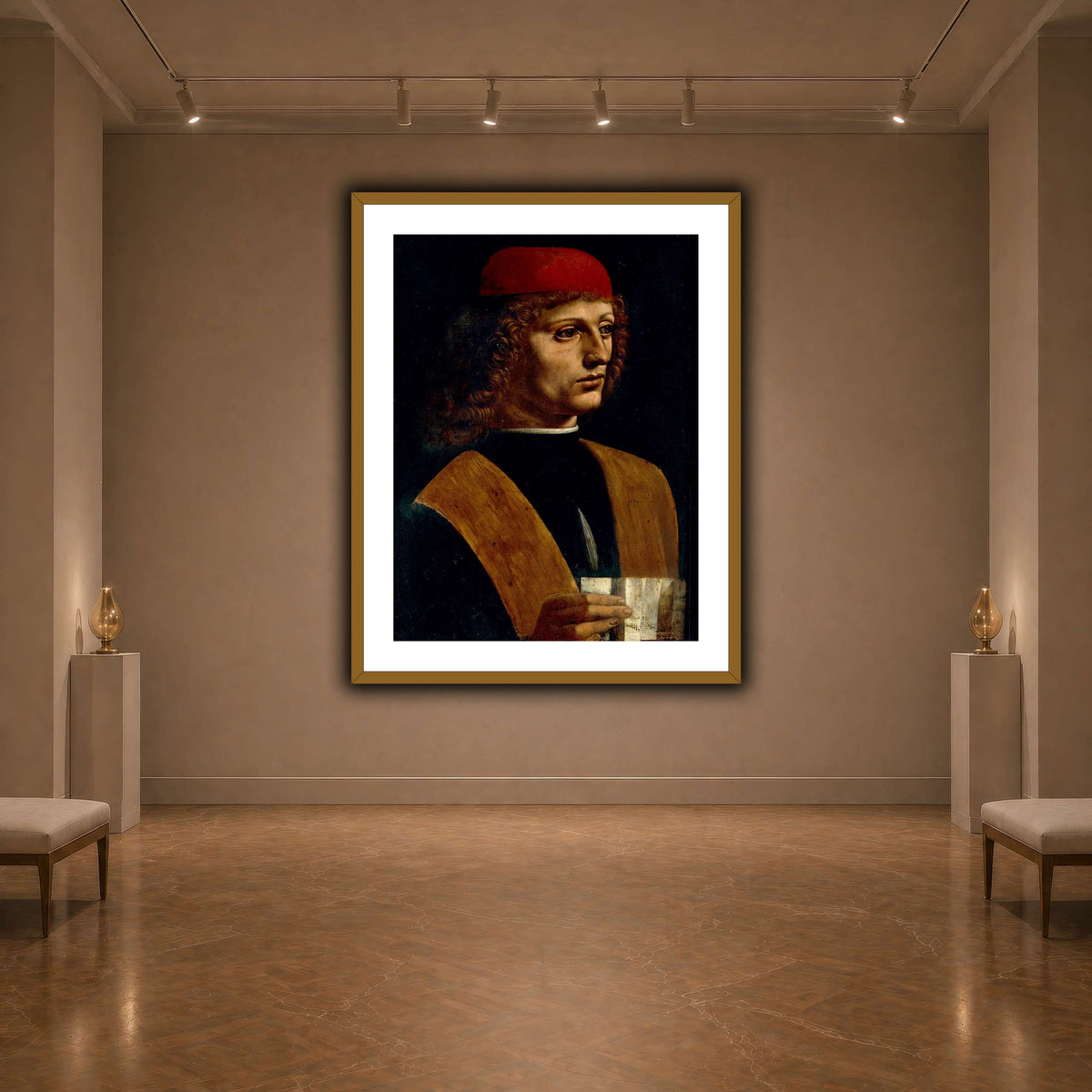 Leonardo_da_Vinci_-_Portrait_of_a_Musician_-_Pinacoteca_Ambrosiana dark neutral-agallery