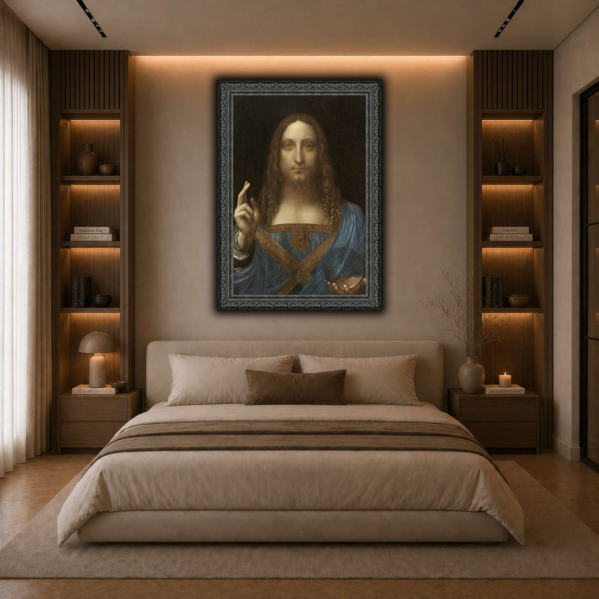 Leonardo_da_Vinci,_Salvator_Mundi_result dark neutral-bedroom