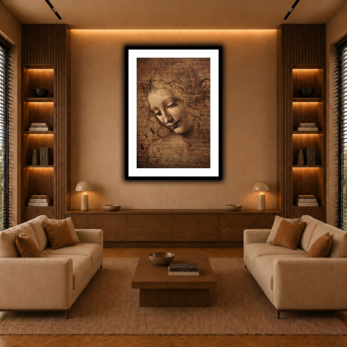 Leonardo_da_vinci_-_La_scapigliata warm-living-room