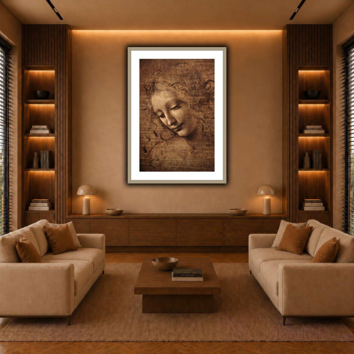 Leonardo_da_vinci_-_La_scapigliata warm-living-room