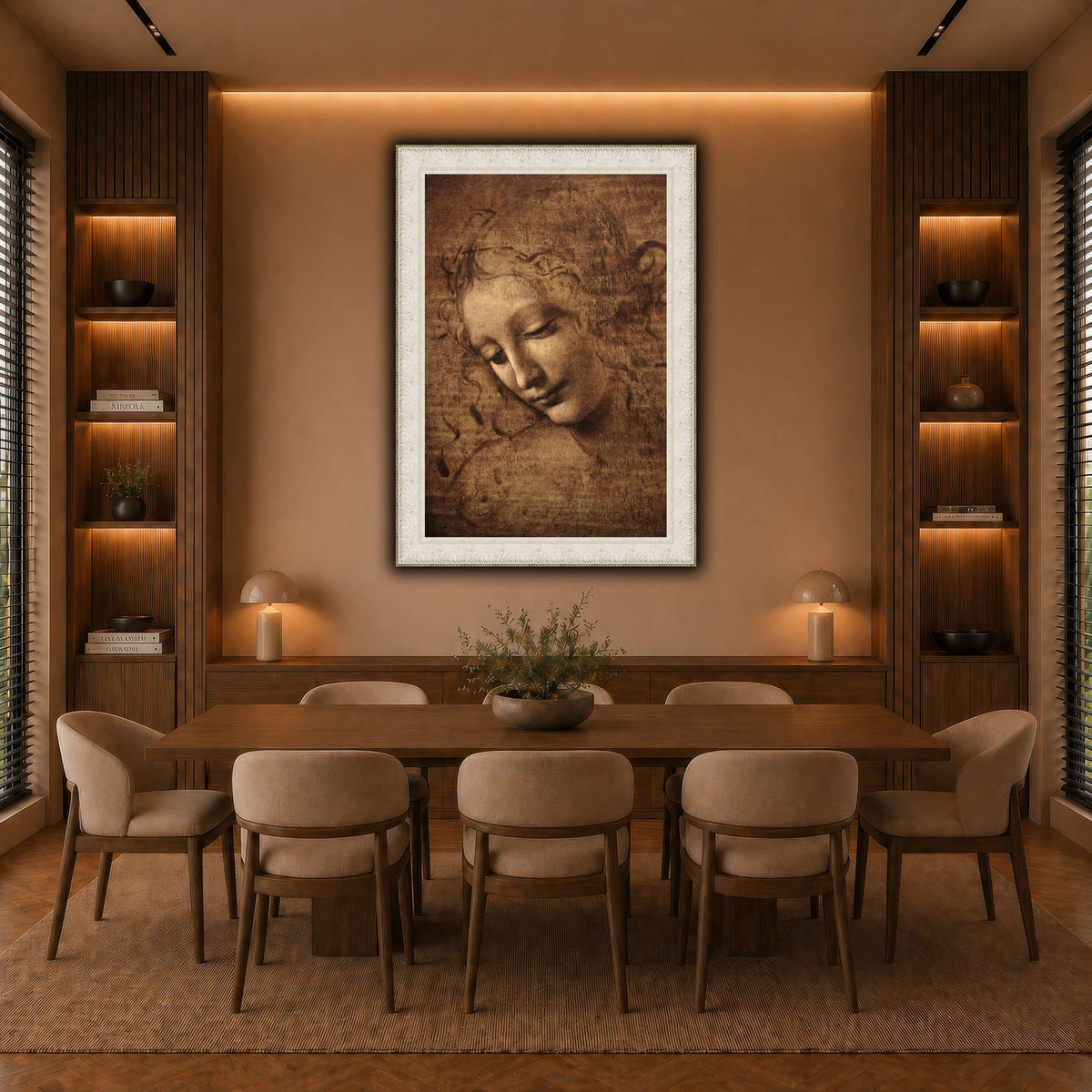 Leonardo_da_vinci_-_La_scapigliata warm-dining room