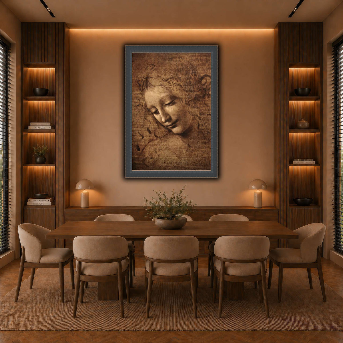 Leonardo_da_vinci_-_La_scapigliata warm-dining room