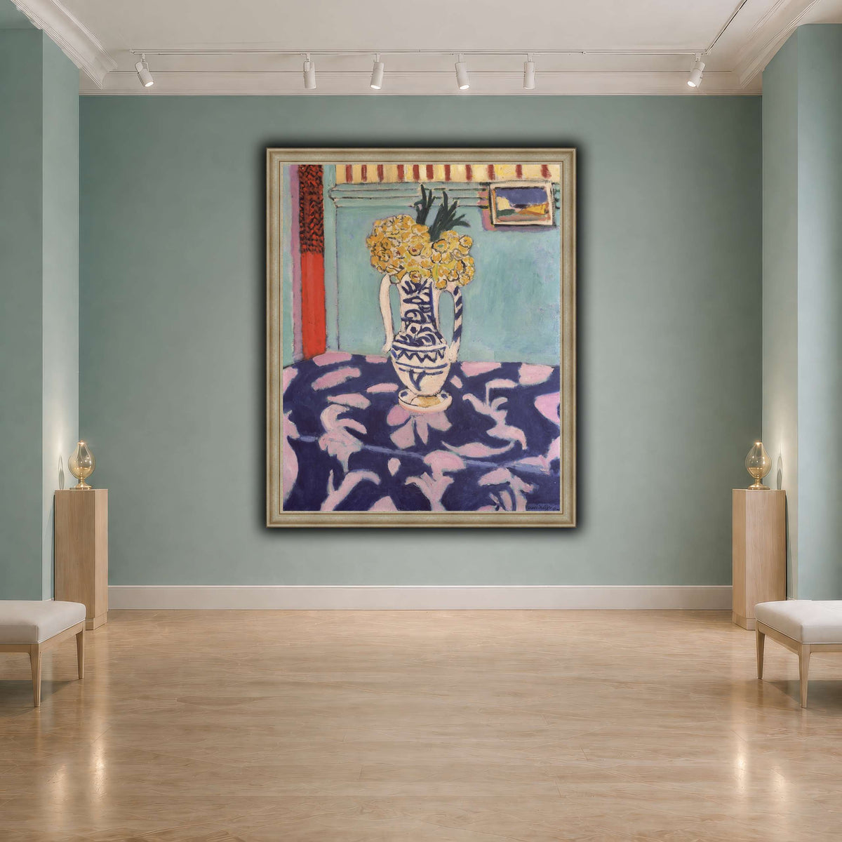 Les_coucous,_tapis_bleu_et_rose_Henri_Matisse cool-agallery