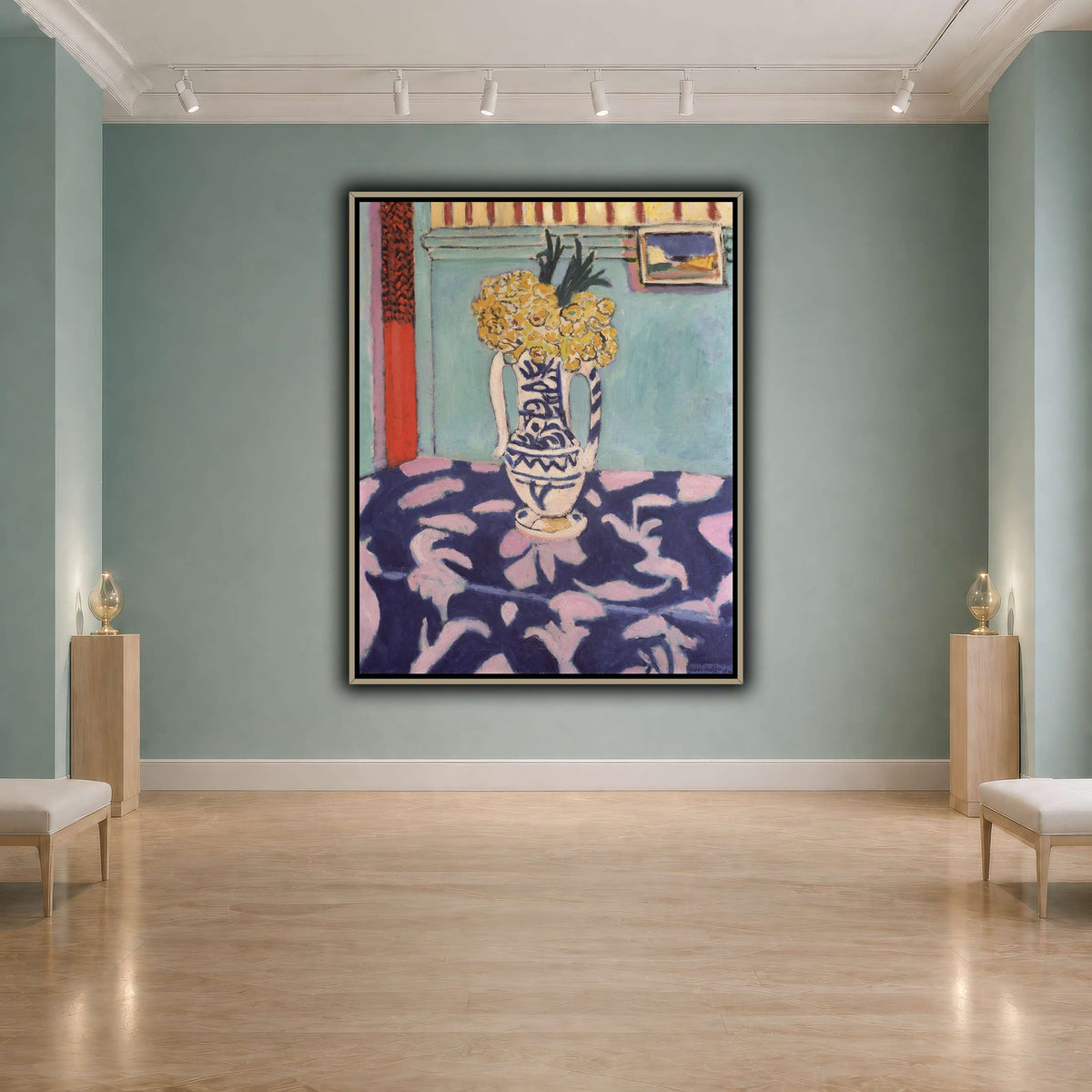 Les_coucous,_tapis_bleu_et_rose_Henri_Matisse cool-agallery