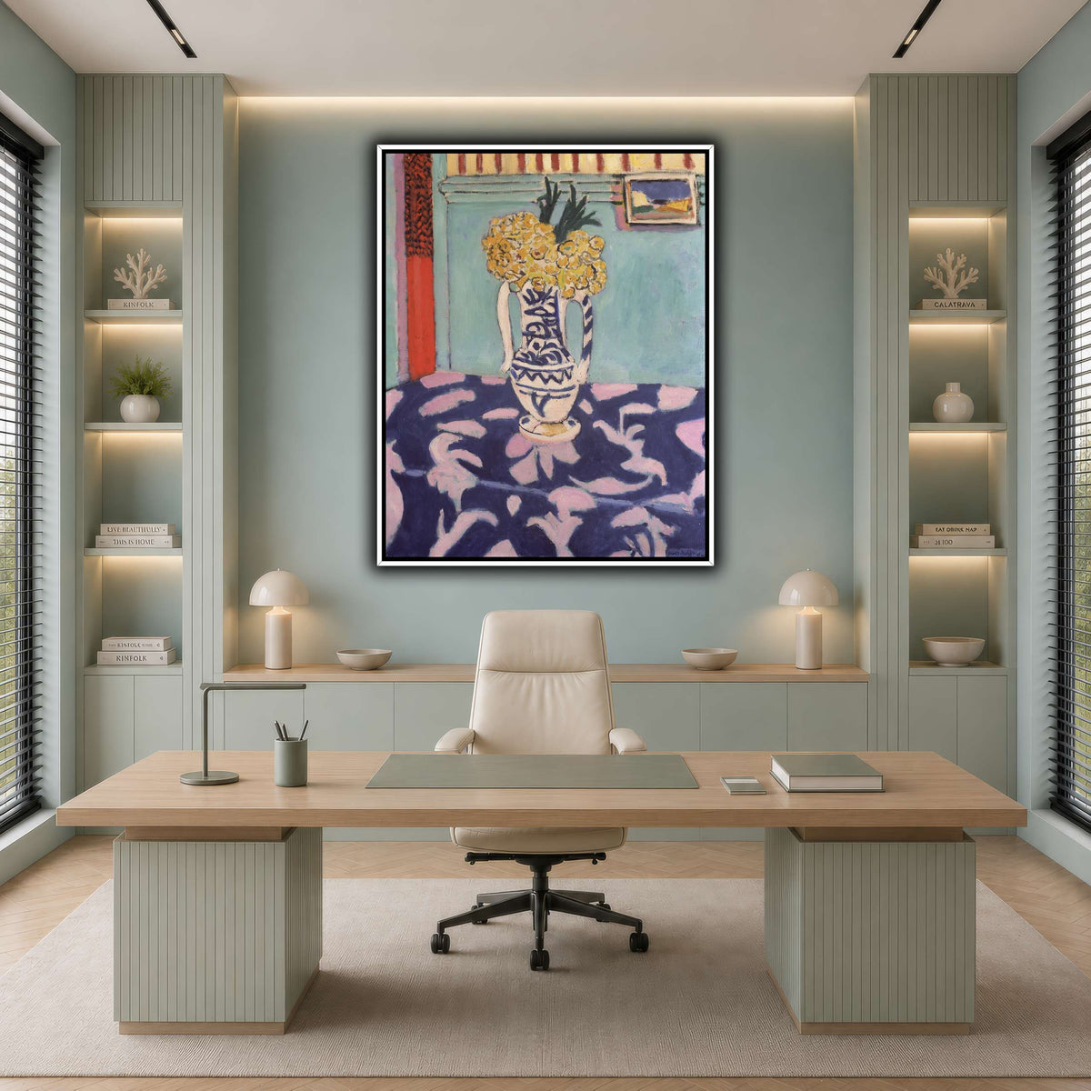 Les_coucous,_tapis_bleu_et_rose_Henri_Matisse cool-office