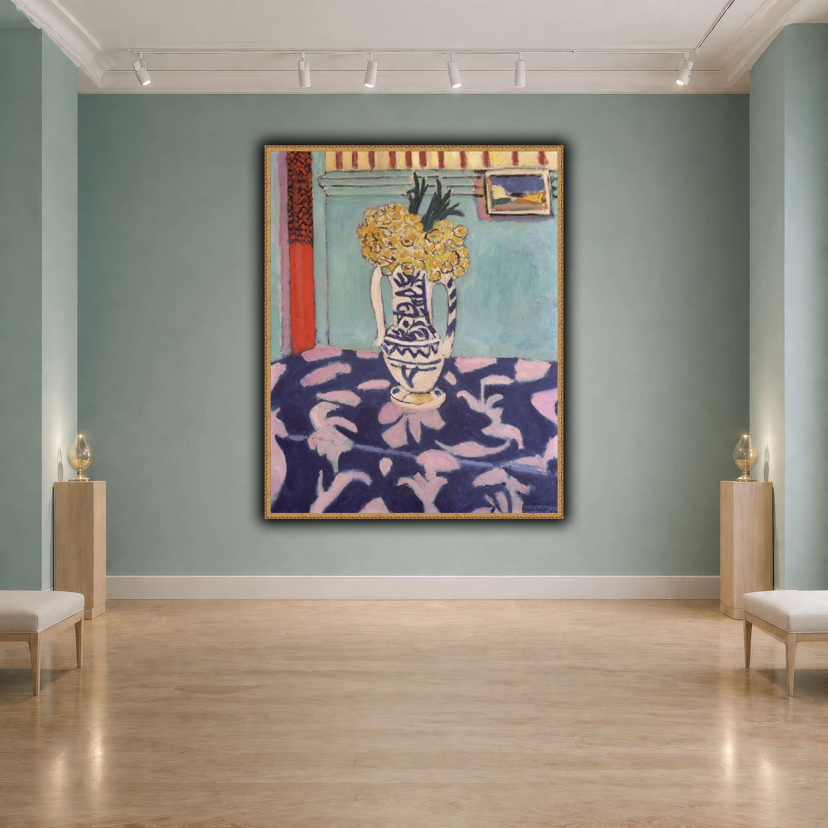 Les_coucous,_tapis_bleu_et_rose_Henri_Matisse cool-agallery