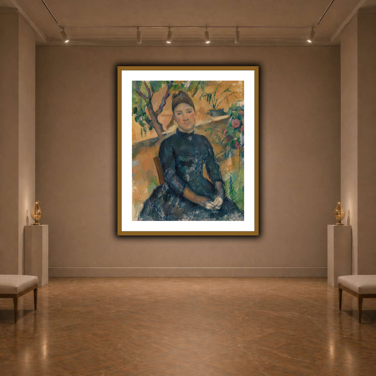 Madame_Cézanne__Paul_Cezanne dark neutral-agallery
