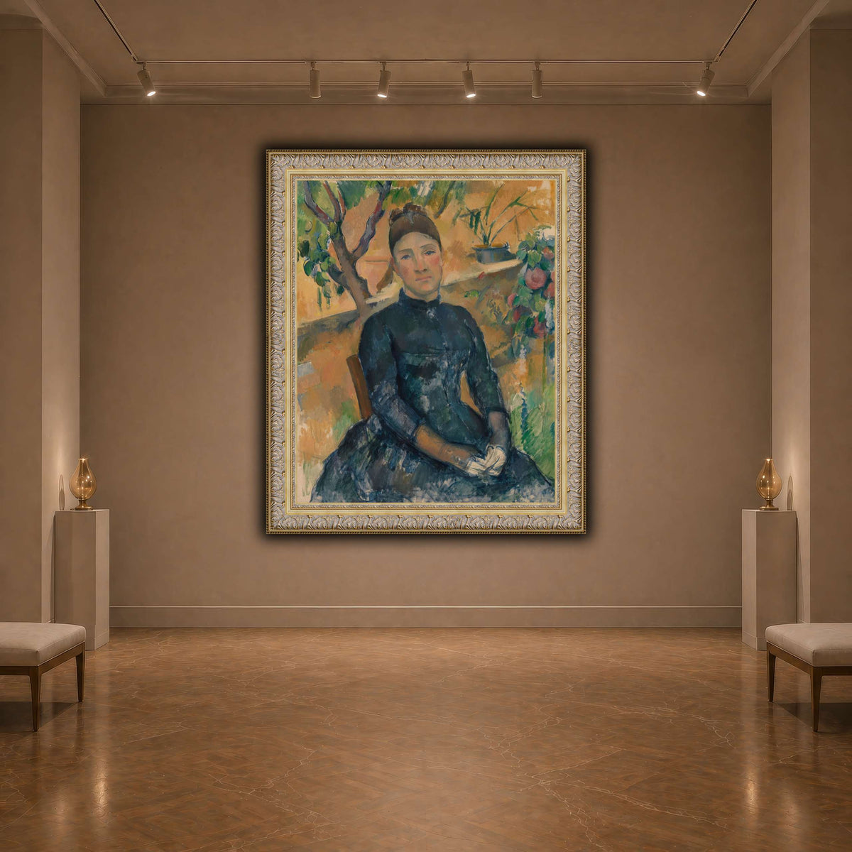 Madame_Cézanne__Paul_Cezanne dark neutral-agallery