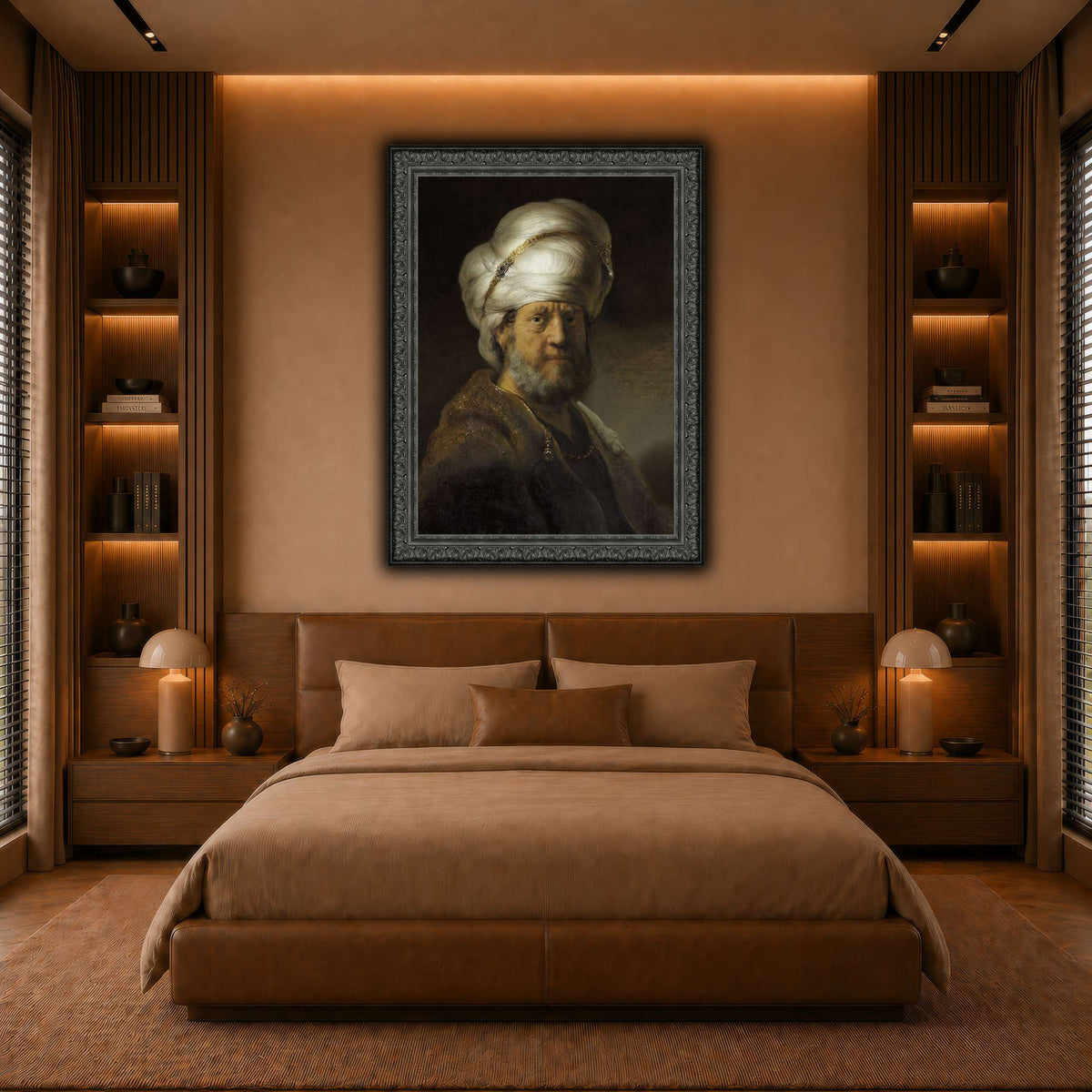 Man-in-Oriental-Clothing_Rembrandt-van-Rijn warm-bedroom