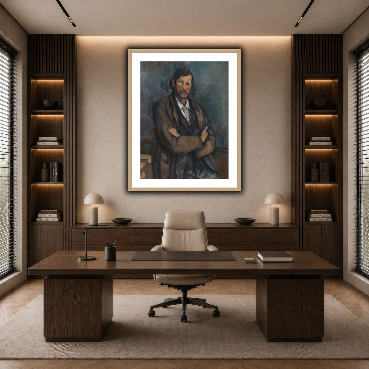 Man_With_Crossed_Arms_Paul_Cezanne dark neutral-office