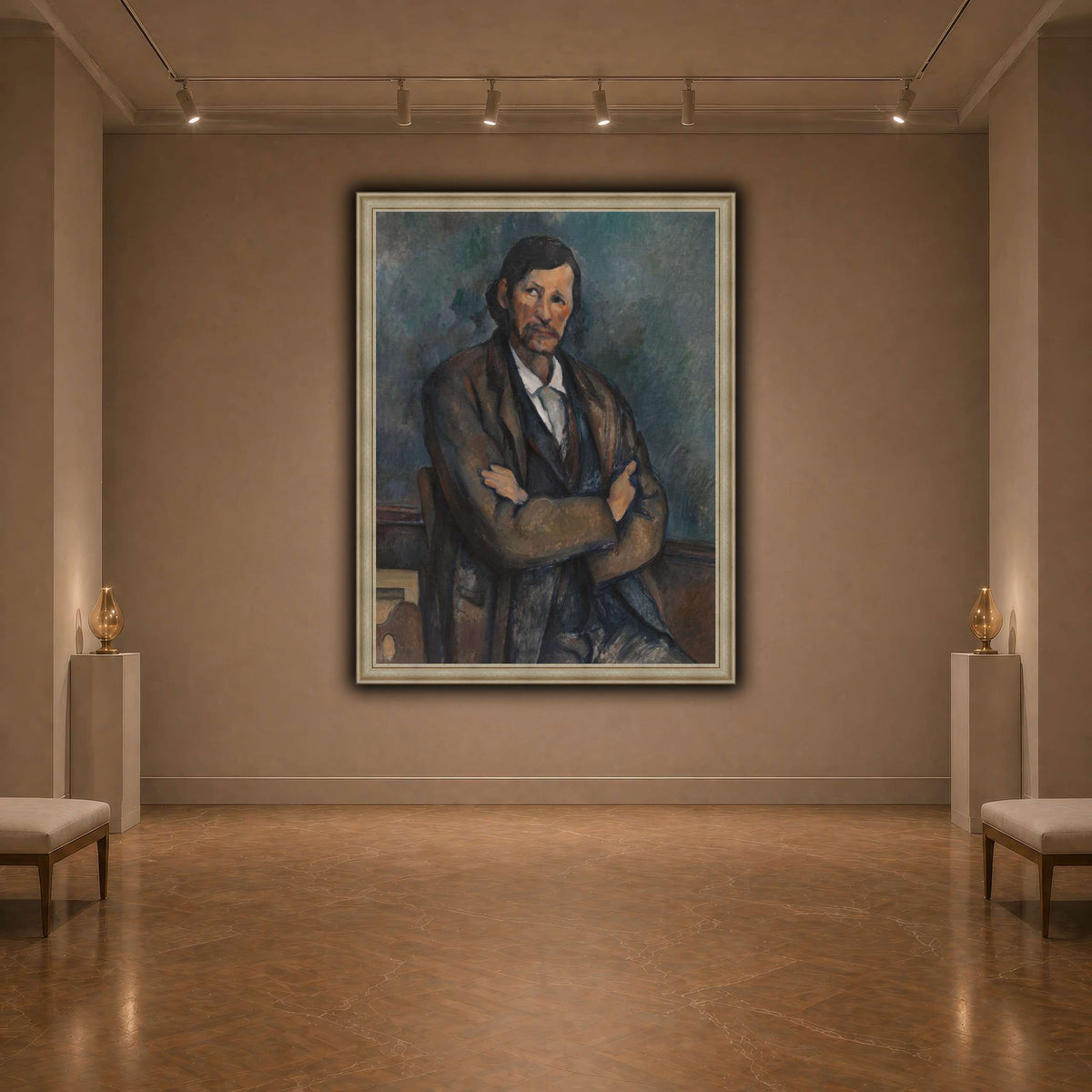 Man_With_Crossed_Arms_Paul_Cezanne dark neutral-agallery