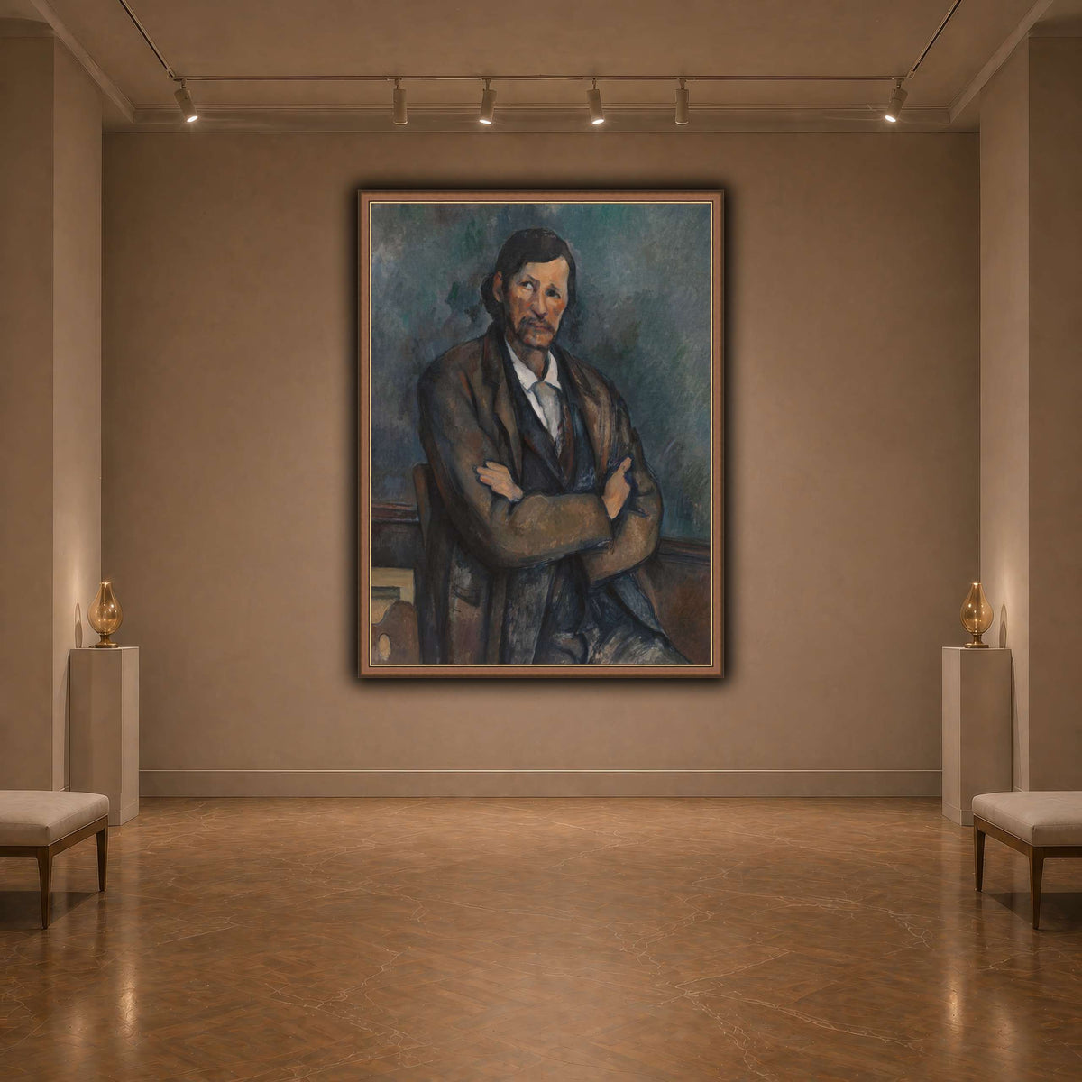 Man_With_Crossed_Arms_Paul_Cezanne dark neutral-agallery