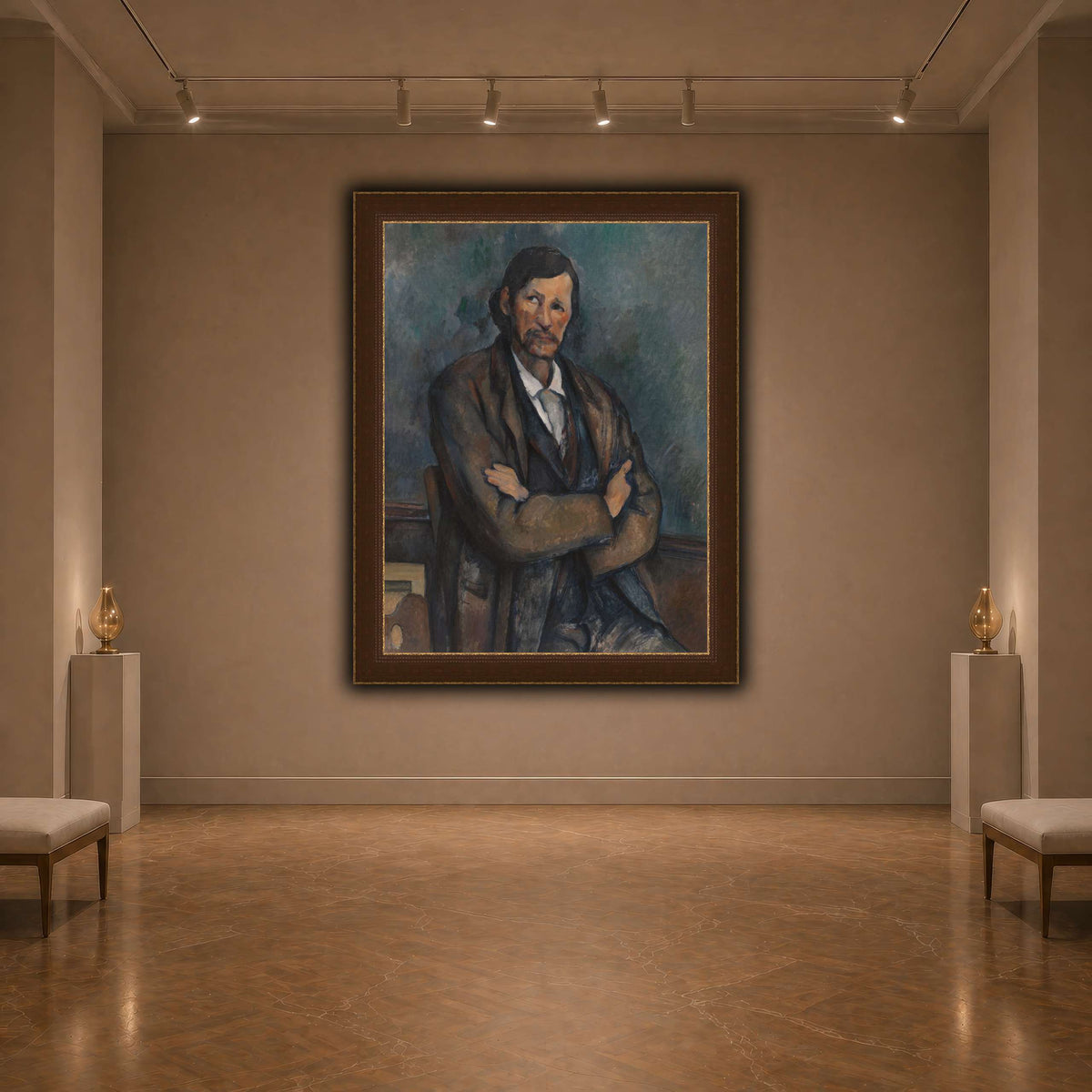 Man_With_Crossed_Arms_Paul_Cezanne dark neutral-agallery