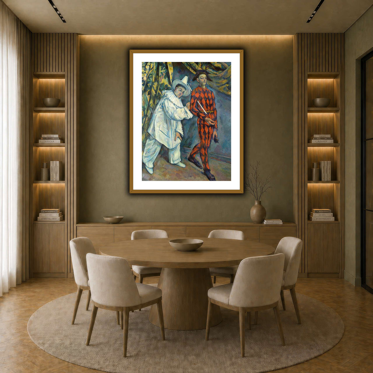 Mardi_gras_Paul_Cezanne earth-dining room