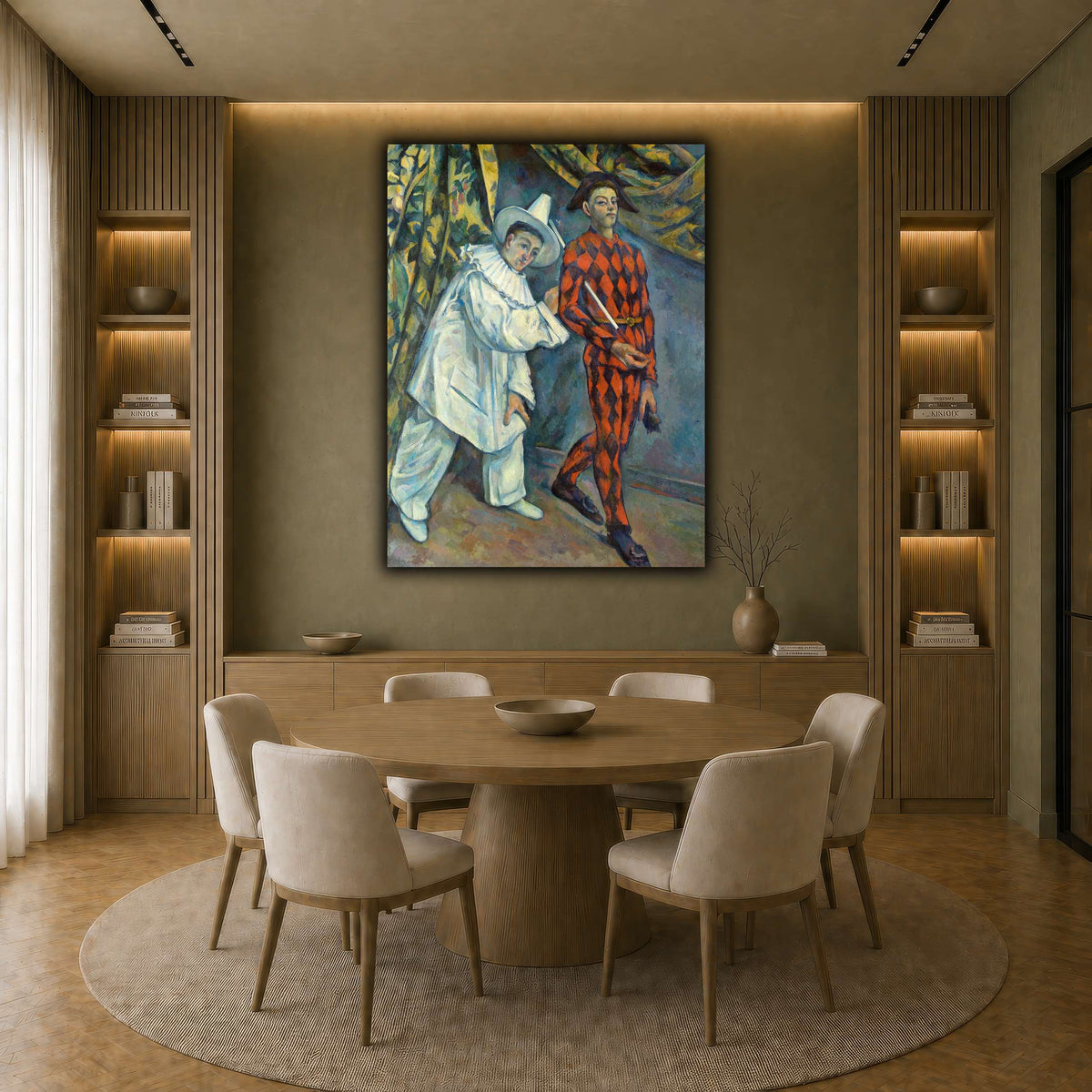 Mardi_gras_Paul_Cezanne earth-dining room