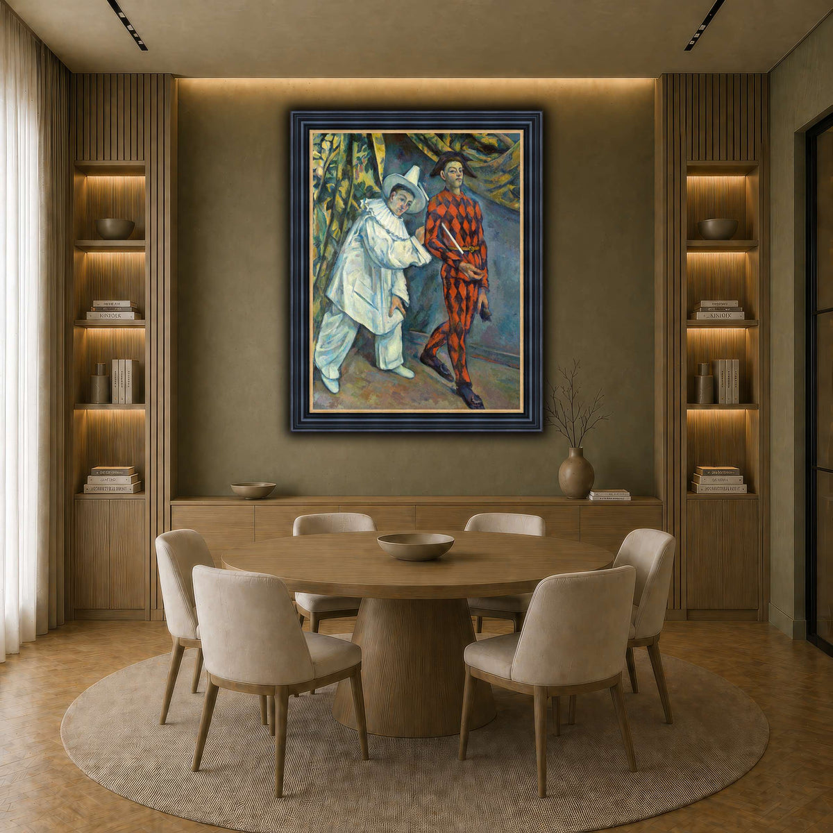 Mardi_gras_Paul_Cezanne earth-dining room