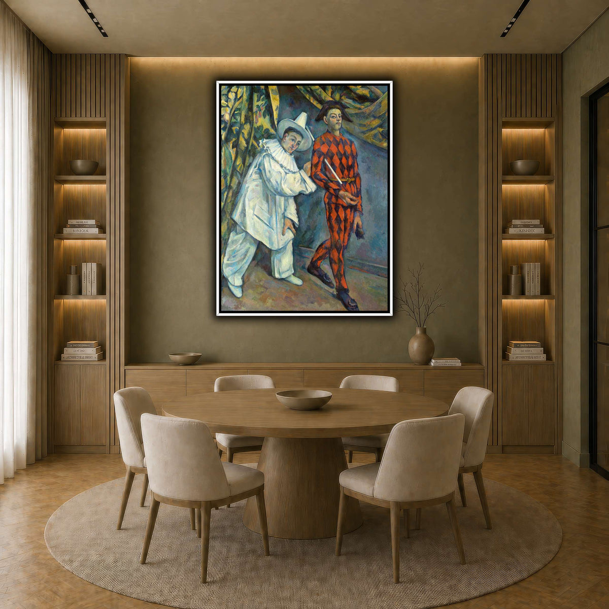 Mardi_gras_Paul_Cezanne earth-dining room