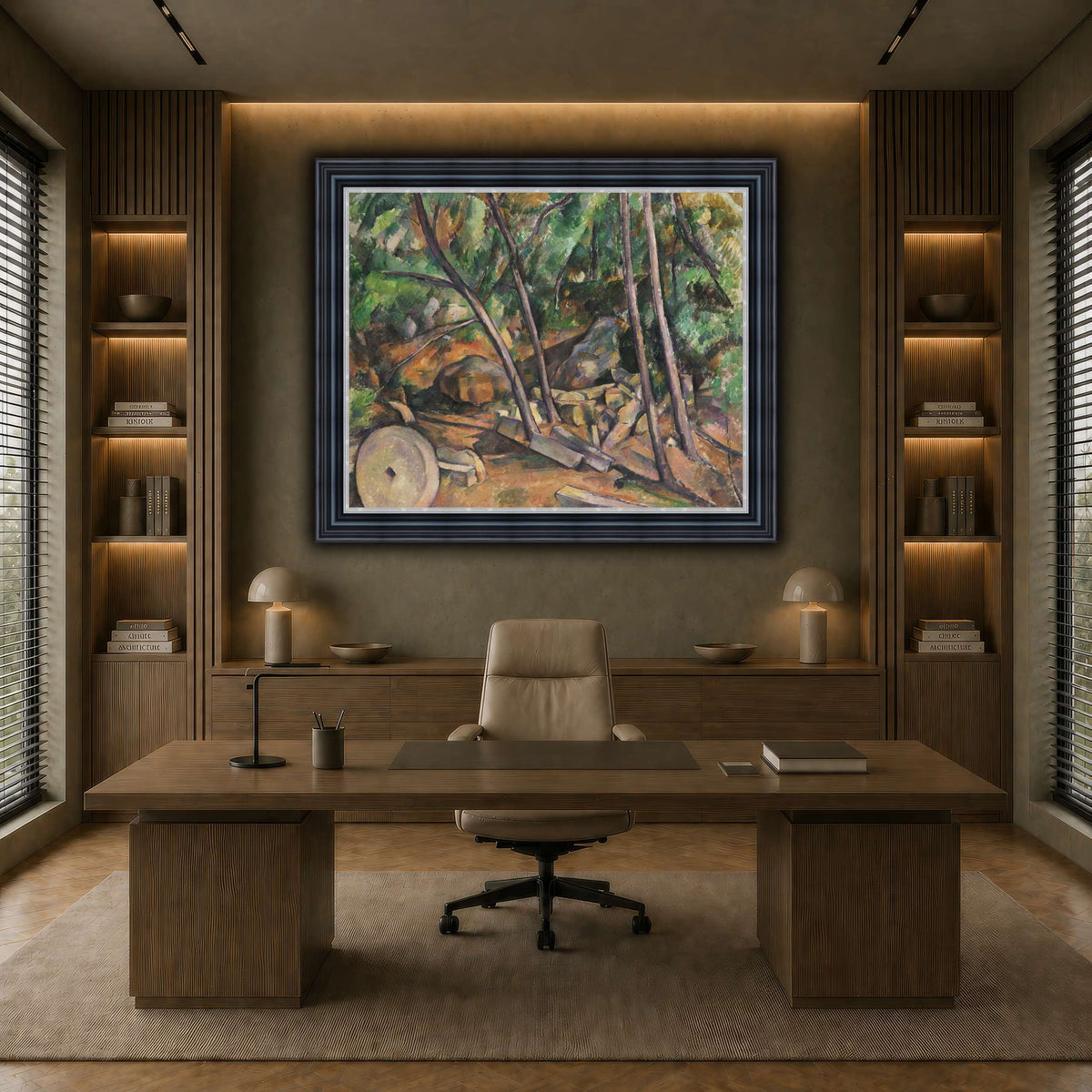 Millstone_in_the_Park_of_the_Château_Paul_Cezanne earth-office