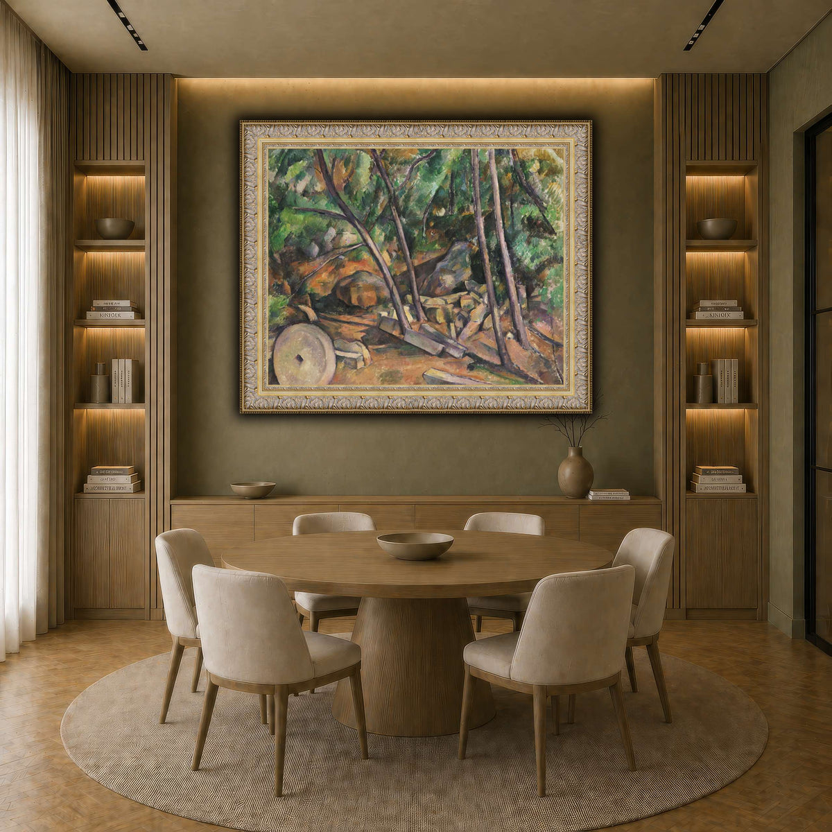 Millstone_in_the_Park_of_the_Château_Paul_Cezanne earth-dining room
