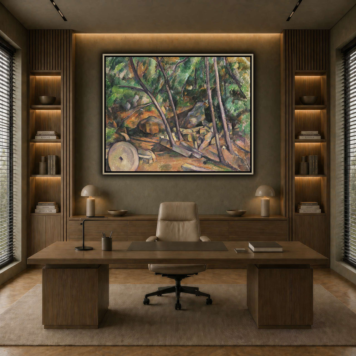 Millstone_in_the_Park_of_the_Château_Paul_Cezanne earth-office
