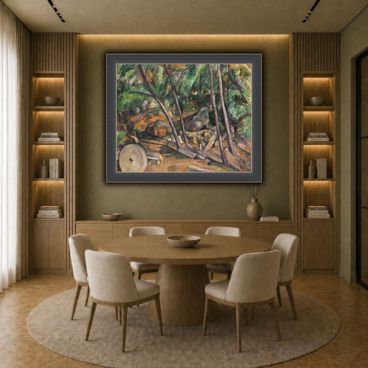 Millstone_in_the_Park_of_the_Château_Paul_Cezanne earth-dining room