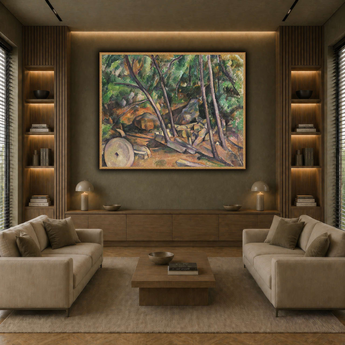 Millstone_in_the_Park_of_the_Château_Paul_Cezanne earth-living room