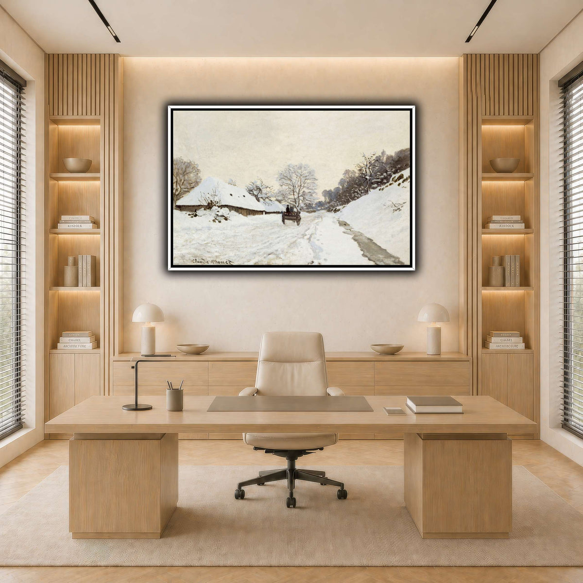 Monet,_A_Cart_on_the_Snowy_Road_at_Honfleur_(1865_or_1867) light neutral-office