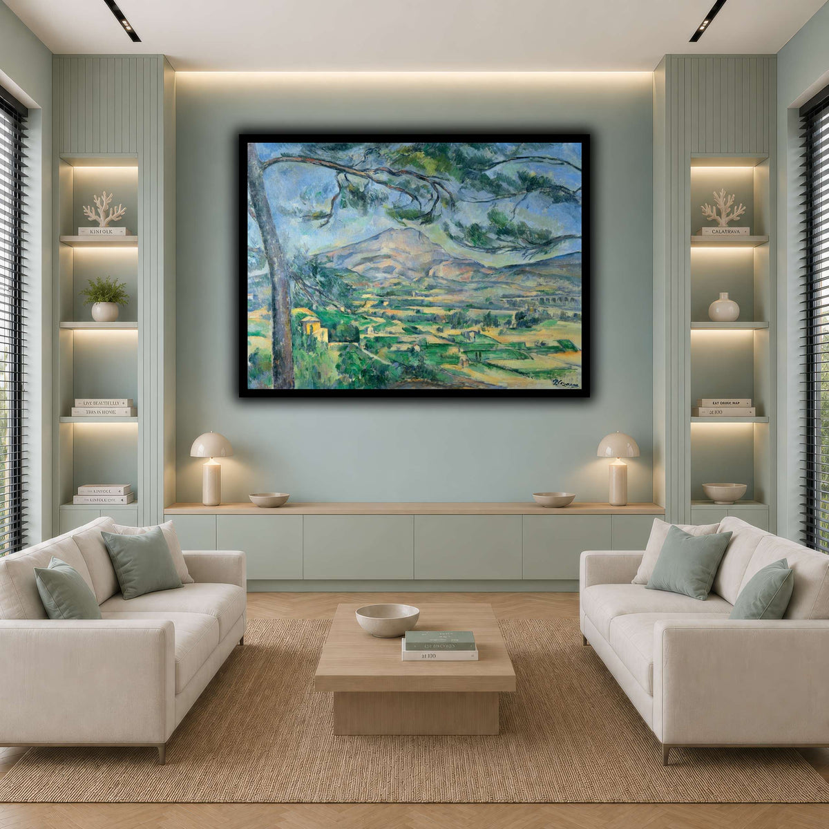 Mont_Sainte-Victoire_with_Large_Pine_by_Paul_Cezanne cool-living room