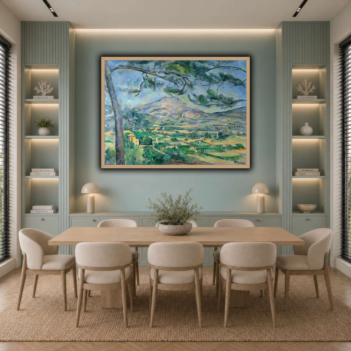 Mont_Sainte-Victoire_with_Large_Pine_by_Paul_Cezanne cool-dining