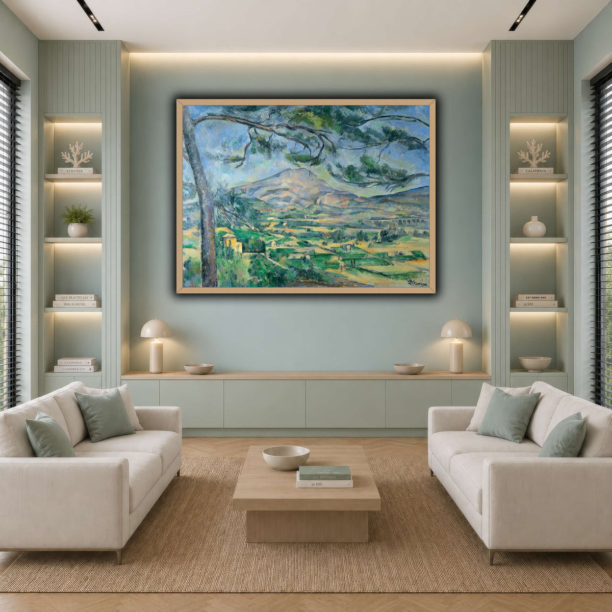 Mont_Sainte-Victoire_with_Large_Pine_by_Paul_Cezanne cool-living room