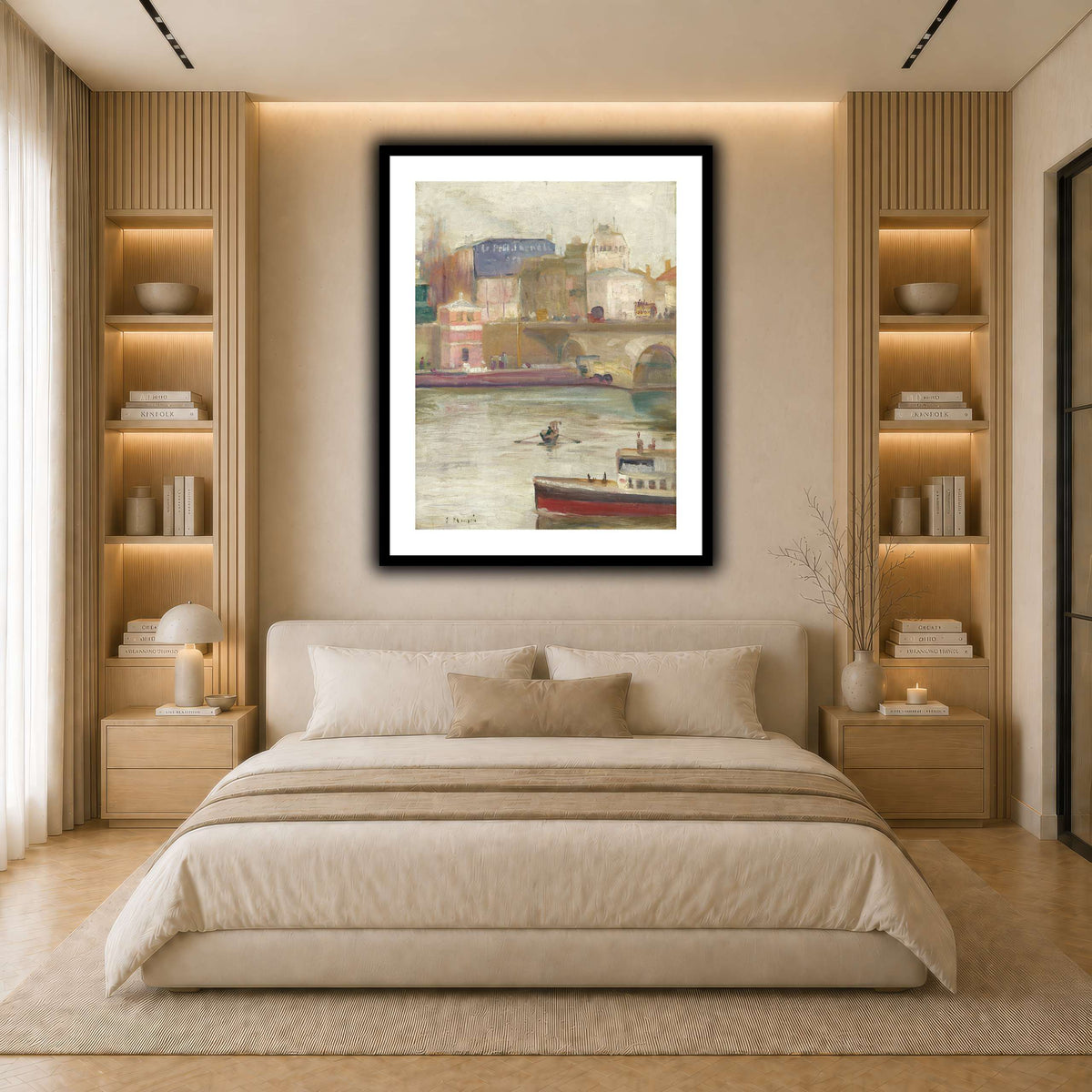 Munch_-_The_Seine_at_Saint-Cloud light neutral- bedroom